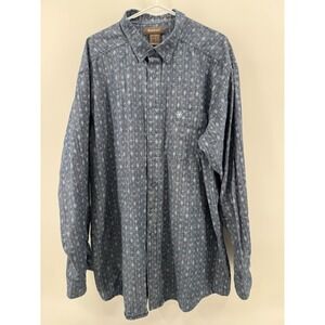 Ariat Men's Long Sleeve Southwestern Western Print Size XXL Tall‎